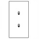 Blanc satin [- Epure - Interrupteurs et prises électriques Art Collection - Arnould]