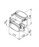 Coude vertical pour conduit plat FlexPipe - FRS-BV 51 [- Conduits et accessoires VMC en PE-HD - Réseau FlexPipe - Helios]