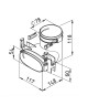 Raccord mixte vertical - FRS-UV 51-75 [- Conduits et accessoires VMC en PE-HD - Réseau FlexPipe - Helios]