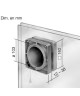 Kit de Montage sur Vitre pour ventilateur HR 90 KE [- FES 90 - Helios]