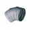 Coude galva 45° - Ø 80 à 1000 mm [- *accessoires galvanisés VMC - Unelvent / Atlantic]