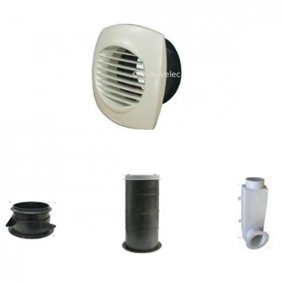 Bouche d'extraction - BOA - Ø 80 et 125 mm - BOAP - BOAE - BOAC [- bouches VMC double-flux - S&P]