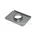 Plaque de raccordement Ø 125 ou 160 pour caisson de répartition - ComfoWell 320 [- Réseau PEHD ComfoTube - Zehnder]