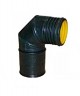 Coude 90° M/F Ø 300 avec 1 joint - LEWT-C 90/300 [- Géoventilation / Puits canadien - Helios]