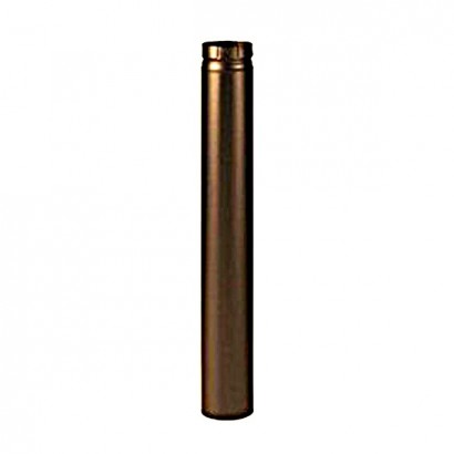 Tuyau émaillé 100 cm - Brun [- Fumisterie émaillée - Poujoulat]