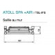 ATOLL Spa + Air [- TSL-IFS - Sèche-serviettes électrique avec soufflant - Acova]