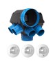 KIT HYGROCOSY avec Bouches à Piles [- Pack VMC Simple flux Hygro B - Atlantic]