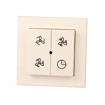 Sélecteur 4 positions avec indicateur de filtre sans fil [- Accessoire VMC Double flux haut rendement - BRINK]