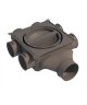 Caisson de distribution compact multi-configuration - 6 piquages [- Accessoires VMC en PEHD - Brink]