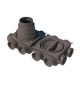 Caisson de distribution compact multi-configuration - 12 piquages [- Accessoires VMC en PEHD - Brink]