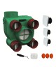 Kit ARIANT avec bouches Design carrées [- VMC Simple flux Autoréglable - Basse consommation - Vortice]