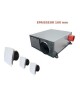 Kit VMC Platt HCS - Bouches carrées [- VMC Simple flux Hygrovariable - Vortice]