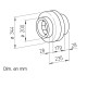 InlineVent RR EC Ø 100, 125, 160, 200, 250 et 315 mm [- Ventilateurs centrifuges basse consommation pour gaines - HELIOS]