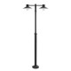 Lampadaire double tête LUND E27 [- Eclairage extérieur - Norlys]