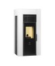 EUCALIA Blanc - 2 à 7 kW [- PPA 7 PB - Poêle à Granulés de bois - De Dietrich]