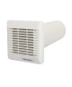 Traversée de mur Ø 100 mm + grille pour Extracteur SVARA [- Accessoire Extraction Permanente - Ventilation - Ventilair]