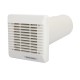 Traversée de mur Ø 100 mm + grille pour Extracteur SVARA [- Accessoire Extraction Permanente - Ventilation - Ventilair]