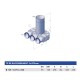 Té de raccordement Gecoflex - DN125 - 3 x Ø 75 mm - Hauteur 230 mm [ - Réseau Gecoflex - GECO]