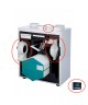 Kit 2 moteurs + Télécommande + Carte pour VMC IDEO HR 325 et 275 Ecowatt Radio [- pièce détachée VMC - Unelvent - Non repris]