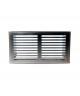 Grille rectangulaire de sol - insufflation 200x100 [- Bouches et grilles de transfert - Brink]