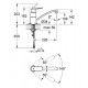 Eurosmart Cosmopolitan [- Mitigeur monocommande évier cuisine - GROHE]
