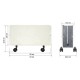 VALDEROMA Optimus - TERRE LUNAIRE [- Radiateur Inertie Minéral mobile]