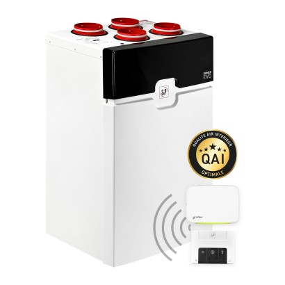 DOMEO EVO 225 FL (Commande Filaire) [- VMC Double flux Très Haut Rendement - Unelvent]