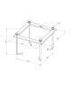 Kit d’ancrage béton pour lampadaires ASKER [- Eclairage extérieur - Norlys]