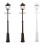 Lampadaire simple tête LONDON (BIG) - E27 [- Candelabre - Eclairage extérieur - Norlys]