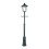 Lampadaire simple tête LONDON (BIG) - LED - Sans verrerie [- Candelabre - Eclairage extérieur - Norlys]