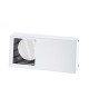 Raccords muraux combinés Duo KWS W - Version Inox laqué blanc [- Accessoire VMC double flux décentralisée - MAICO]