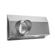 Grille d'air extérieure combinée inox - Droite ou Gauche - Ø 160 mm [- Sorties murales - Zehnder]