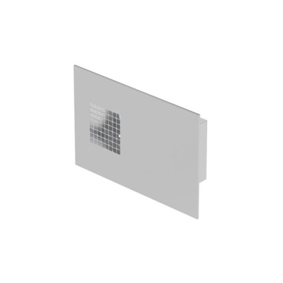 Grille d'air extérieure combinée DUPLA Inox - Droite ou Gauche - Ø 125 ou 160 mm [- Sorties murales - Zehnder]