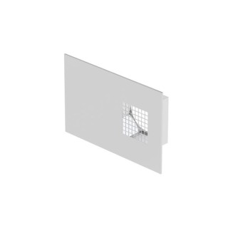 Grille d'air extérieure combinée DUPLA Inox - Droite ou Gauche - Ø 125 ou 160 mm [- Sorties murales - Zehnder]