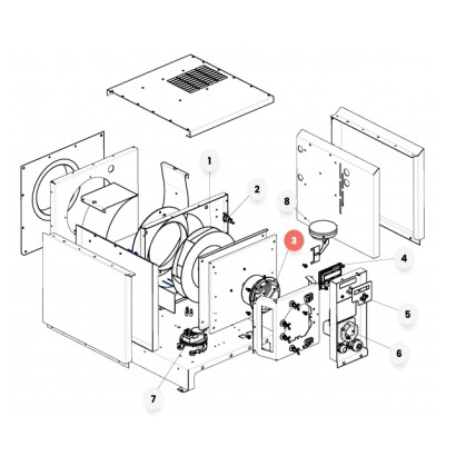 MOTEUR C4 67W pour Copernic H400, H400 I, H400 PCI, Comète 400 et Cosmos 400 [- pièce détachée Atlantic - Non repris]
