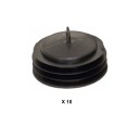 Bouchons ComfoTube - Pack de 10 pièces [- Ø 75 ou 90 mm - Conduits et accessoires VMC en PE - Réseau ComfoTube - Zehnder]