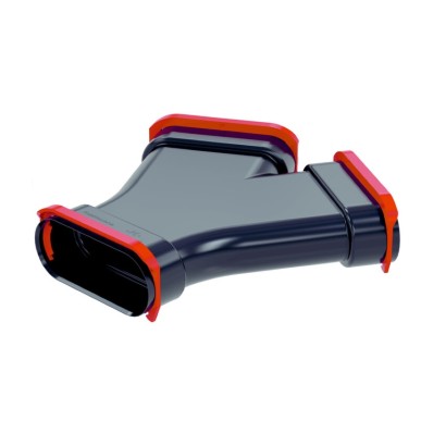 Raccord en Y pour conduit plat Comfoflat 51 [- Réseau PEHD Comfoflat 51- Zehnder]
