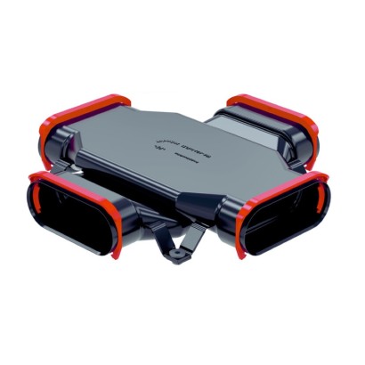 Pièce de croisement (4 sorties) pour conduit plat Comfoflat 51 [- Réseau PEHD Comfoflat 51- Zehnder]