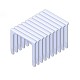 Clavettes de verrouillage DN 75 ou 90 - Lot de 10 pièces [- Réseau PEHD ComfoTube - Zehnder]