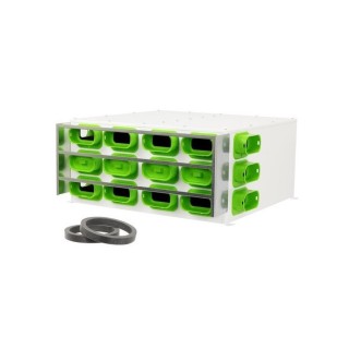 Caisson de distribution d'air insonorisé extra-plat Sky 300 - 2x9 AE35 [- Conduits et accessoires VMC en PEHD - Brink]