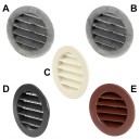 Grille d'aération à lamelles ronde DN 100 mm [- Bouches et grilles - Brink]