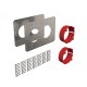 Kit de traversée de poutre en bois pour gaine PEHD Ø 90 mm [- Conduits Polyéthylène VMC Air Excellent System - Brink]