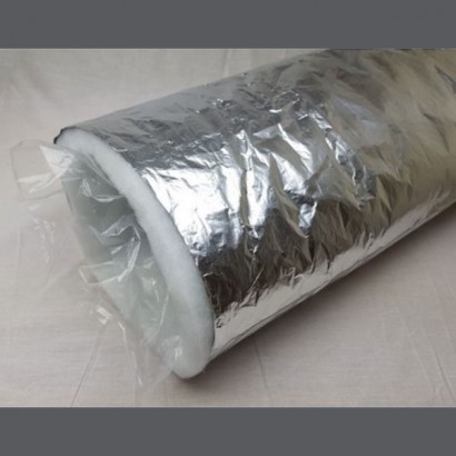 Chaussette isolée en 50 mm - 2 mètres pour conduits isolés Ø intérieur 125, 160 ou 180 mm [- Conduits VMC en PE - Brink]