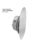 Façade de bouche elliptique extraplate Inox [- bouche d’insufflation et extraction - Brink]