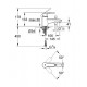 EUROSTYLE COSMOPOLITAN - Mitigeur monocommande 1/2" Bain/douche [- Robinetterie salle de bains - GROHE]