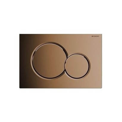 SIGMA 01 Laiton Brillant [- Plaque de déclenchement 2 touches - Geberit]