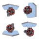 Kit PENTA avec Bouches rondes [- Pack VMC Simple flux Autoreglable - Vortice]