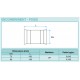 Manchon femelle circulaire Optiflex - Ø 75 ou 90 mm [- Conduits Polyéthylène et accessoires VMC - Aldès]