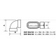 Coude horizontal polyéthylène - XCH [- Conduits et accessoires VMC en PE - Réseau Clip & Go - Atlantic]