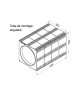 Tube de montage angulaire pour ComfoSpot 50 [- Accessoire VMC double flux pour pièce individuelle - Zehnder]
